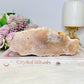 Natural Large 18cm 451gram Pink Amethyst Druzy Chunky Slab