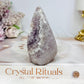 Chevron Amethyst Freeform | Flame 8cm