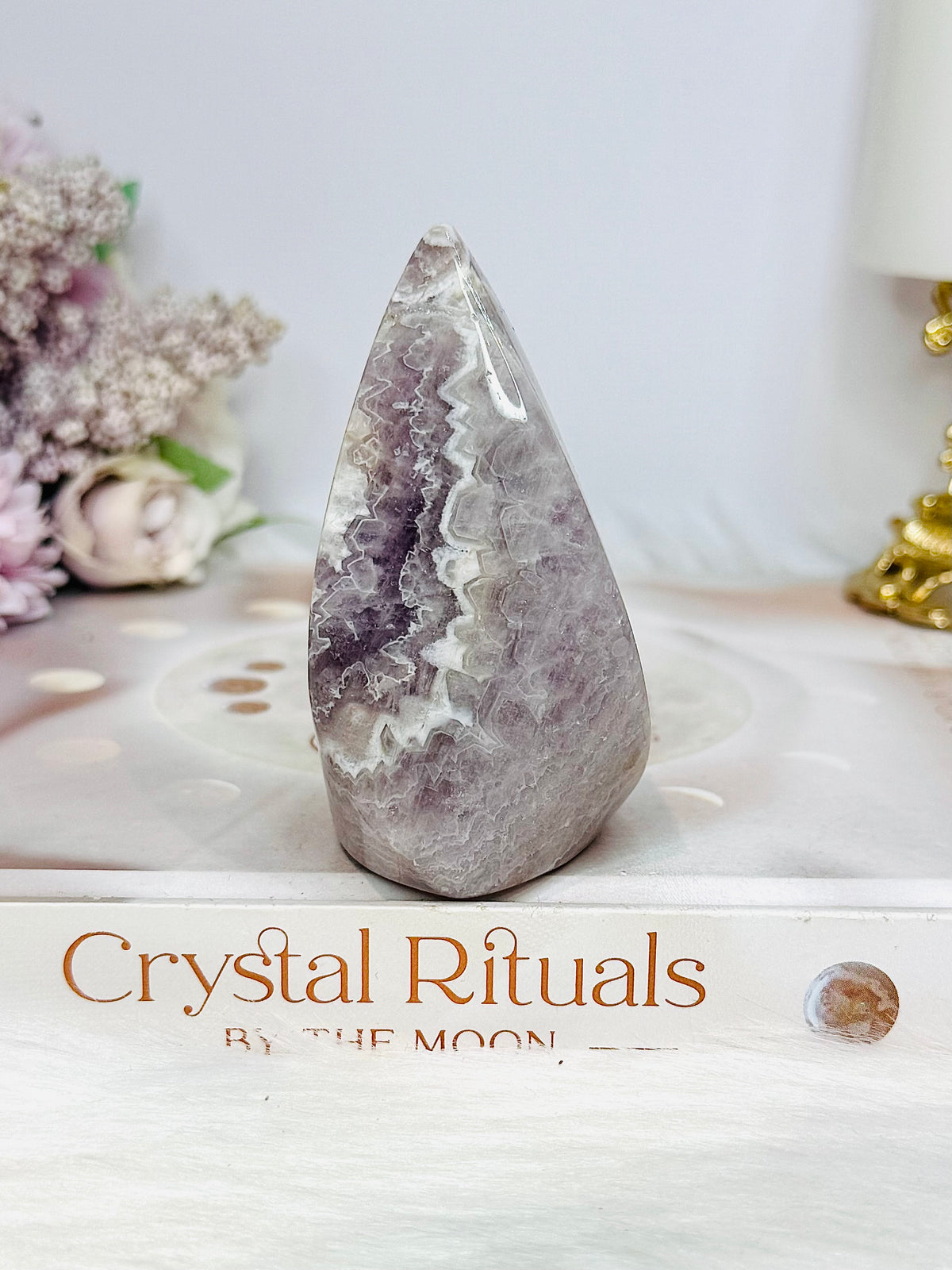 Chevron Amethyst Freeform | Flame 8cm