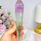 Watermelon Fluorite Wand | Tower with Rainbows  17.5cm