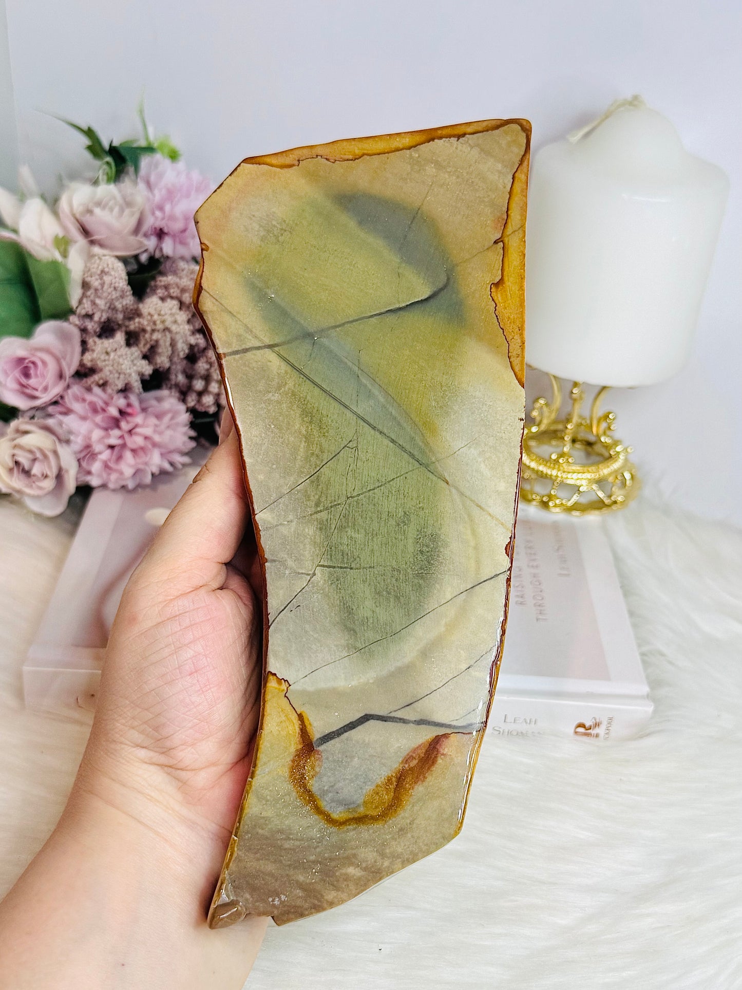 Large Natural Jasper Slab 22cm