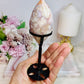 Flower Agate Egg On Stand 14.5cm