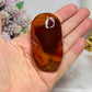 High Grade Carnelian Palm Stone