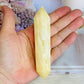 Orange Calcite Double Terminated Point 12cm