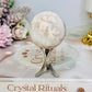 Pink Amethyst Druzy Sphere On Stand 161g
