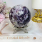 Large Pegmatite | Unicorn Stone (Lepidolite, Pink Tourmaline, Smoky Quartz & Cleavelandite) Sphere on Stand 600g