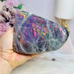 Large Polished Pink & Purple Flash Labradorite Freeform