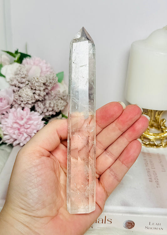 Clear Quartz High Grade Tower 16cm
