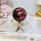 High Grade Rhodonite Sphere on Stand