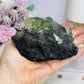 High Grade Transparent Green Fluorite Specimen on Matrix 505g