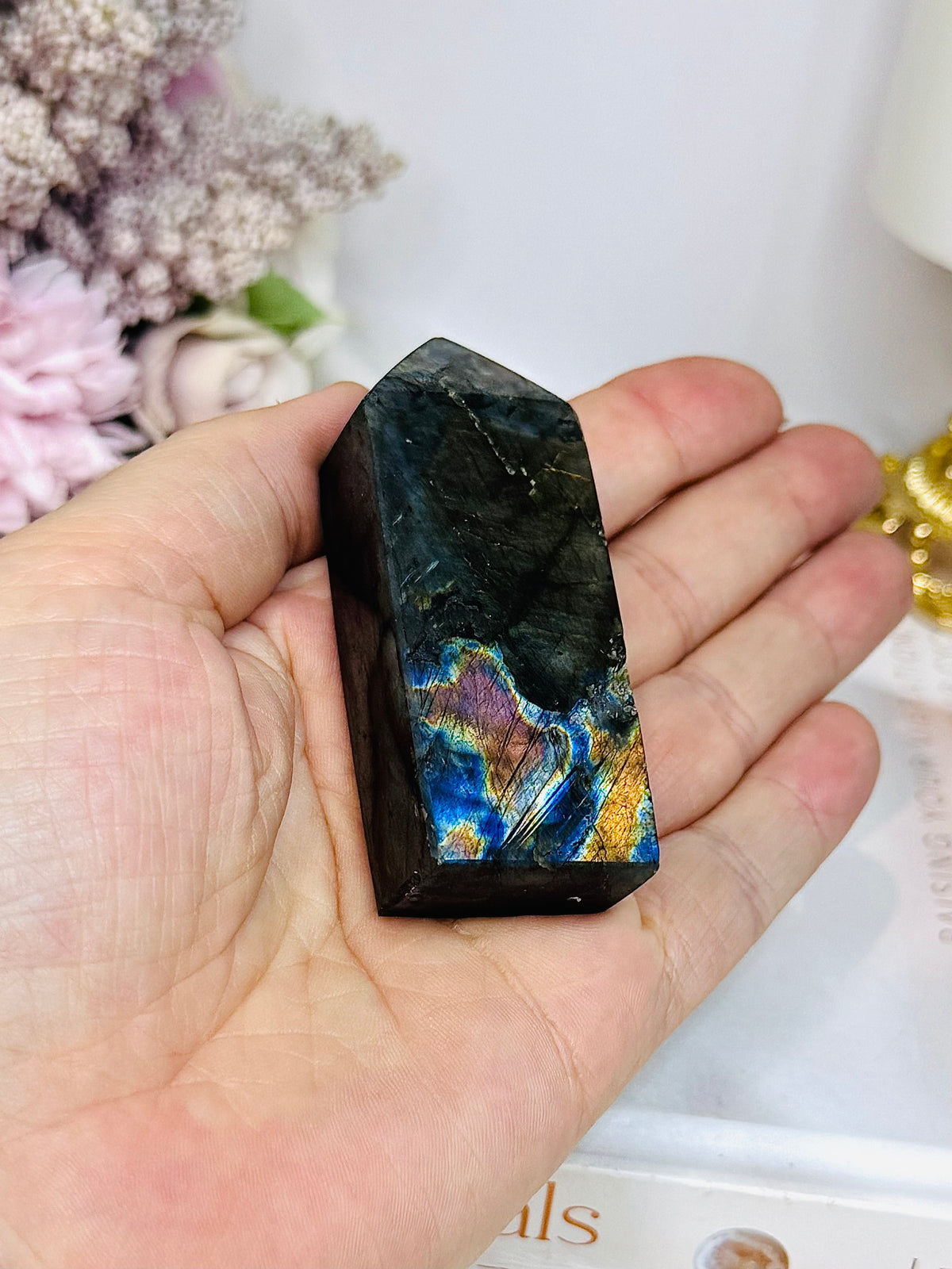 High Grade Labrdorite Tower 7cm