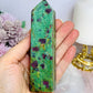 Ruby In Fuchsite Tower 12.5cm UV Reactive
