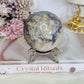 Gorgeous Natural Cherry Agate Carved Sphere On Stand 371grams