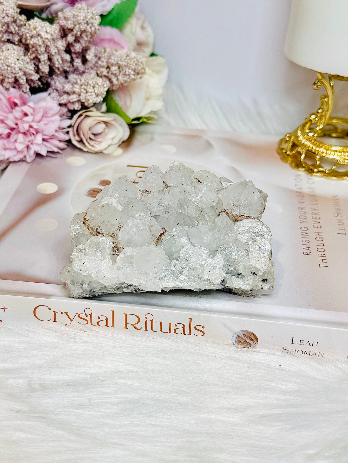 Natural Apophyllite Cluster Freeform 9.5cm