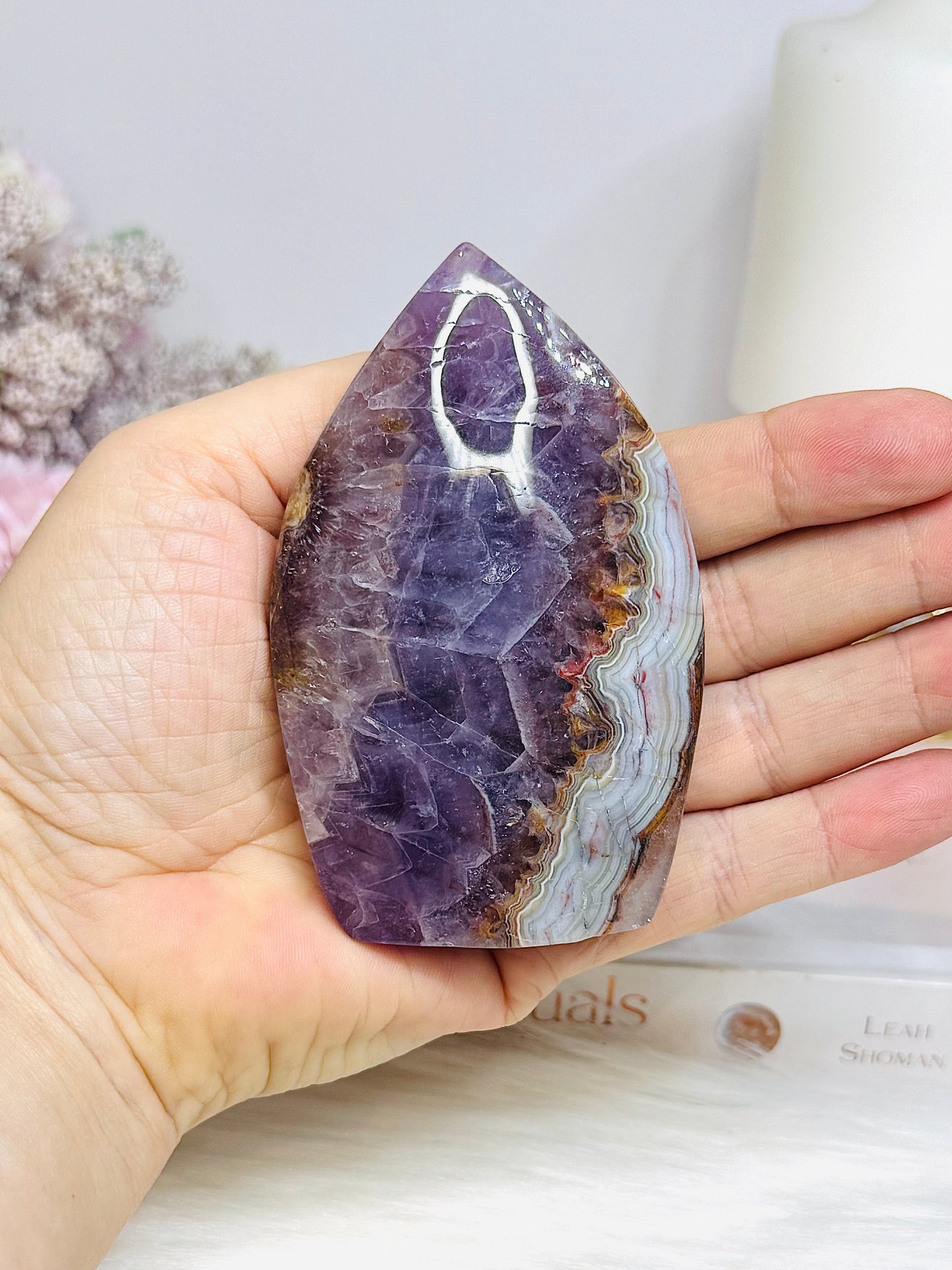 Crazy Lace Amethyst Flame 9cm