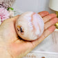 Flower Carnelian Large Sphere on Stand 327g