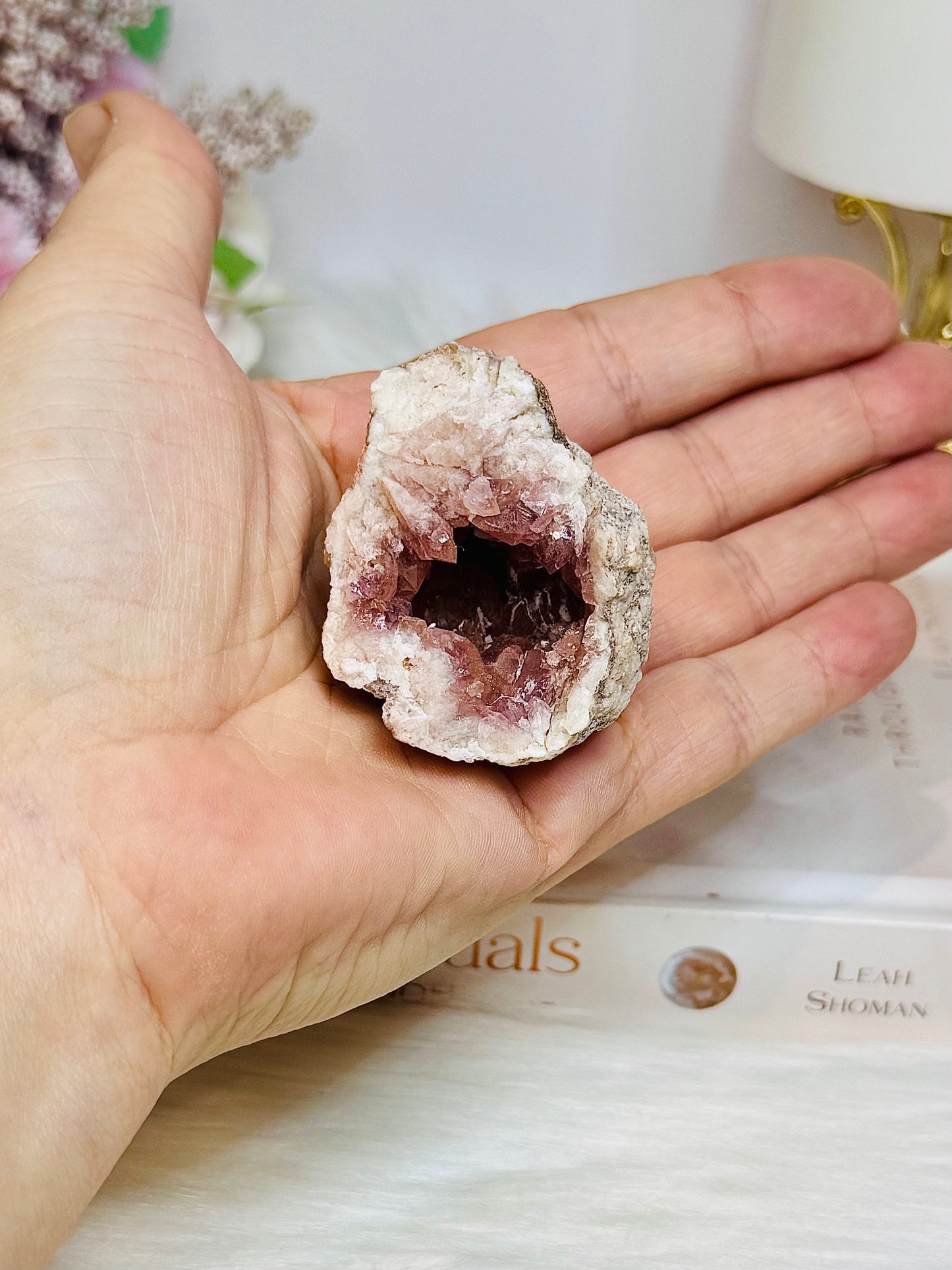 Pink Amethyst Geode