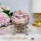 Pink Jasper Sphere on Stand 266g