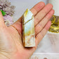 Sky Blue Quartz Tower 8cm