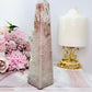 Stunning 18cm Tall Pink Amethyst Obelisk | Tower From Brazil