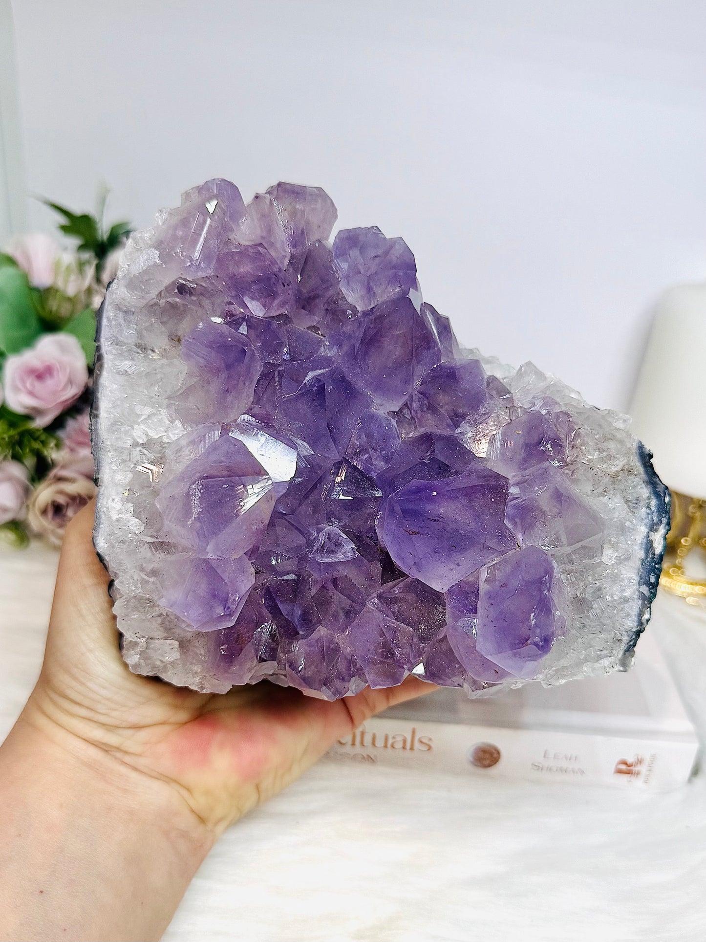 Large Chunky Amethyst Cluster 1.56KG 13cm