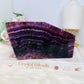 Natural Large Purple Fluorite Slab 16.5cm 550g (reduced as slab has scratches)