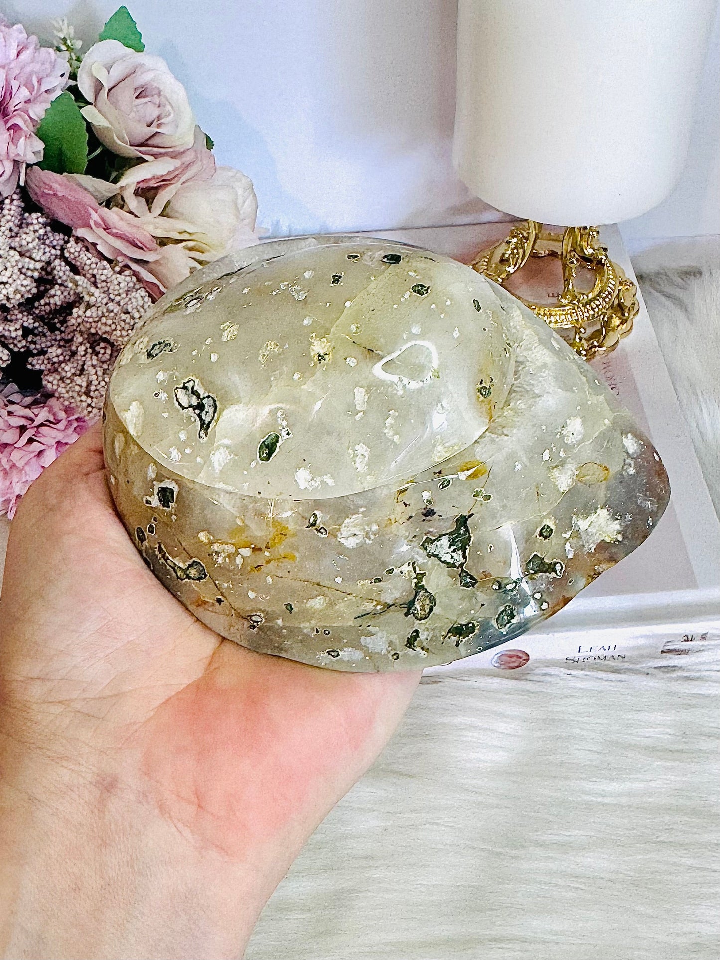 Large Natural Druzy Agate Jewellery Box Geode 463g