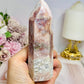 Pink Amethyst Druzy Tower 13cm