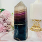 Large Chunky Rainbow Fluorite Tower 14cm 636grams