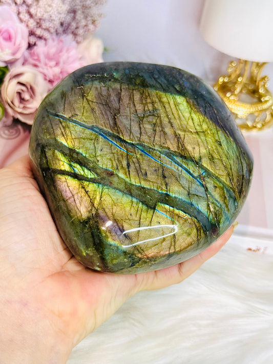 Large Labradorite Freeform Full of Flash 1.26kg