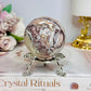 Mexican Lace Agate Sphere On Stand 198g