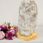 Large 19cm 1.79KG Smokey Quartz Chunky Lamp on Light Stand