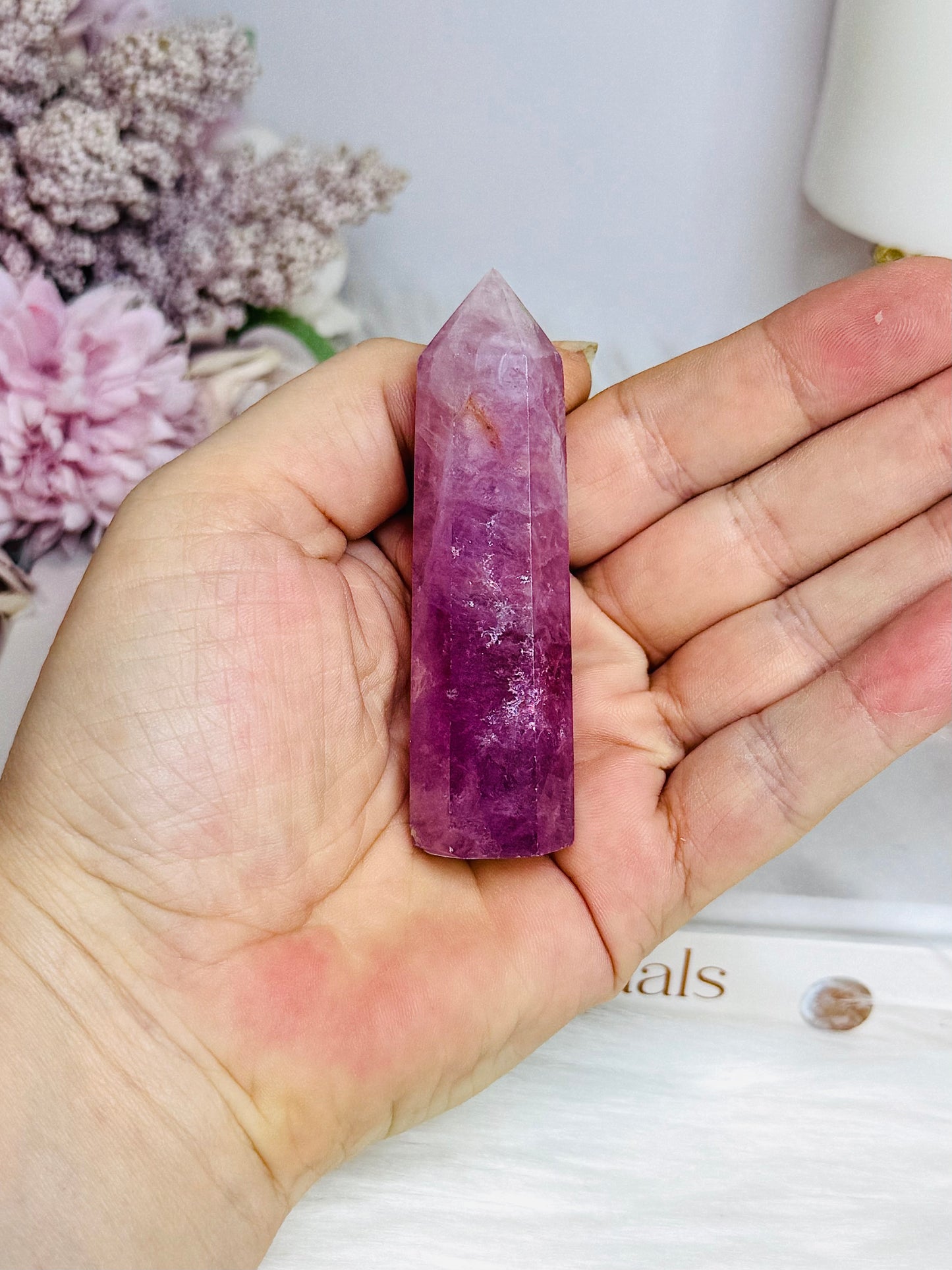 Purple Fluorite Tower | Point 7.5cm