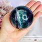 Incredibly Stunning Large 598gram Rainbow Fluorite Sphere On Stand with Amazing Rainbows