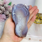 Large Druzy Agate Carved Dragon Head 11cm