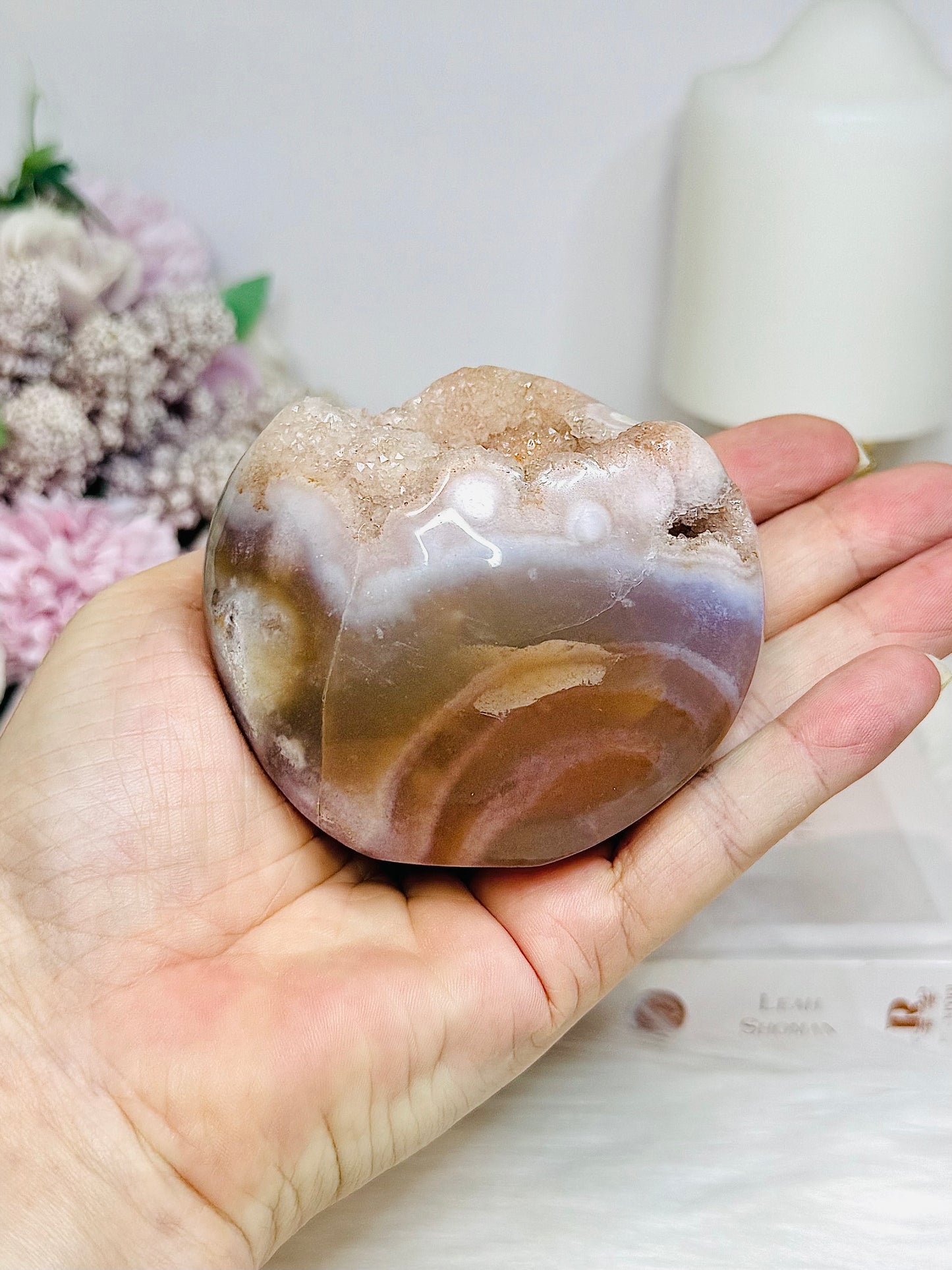 Agate Druzy Freeform 331g