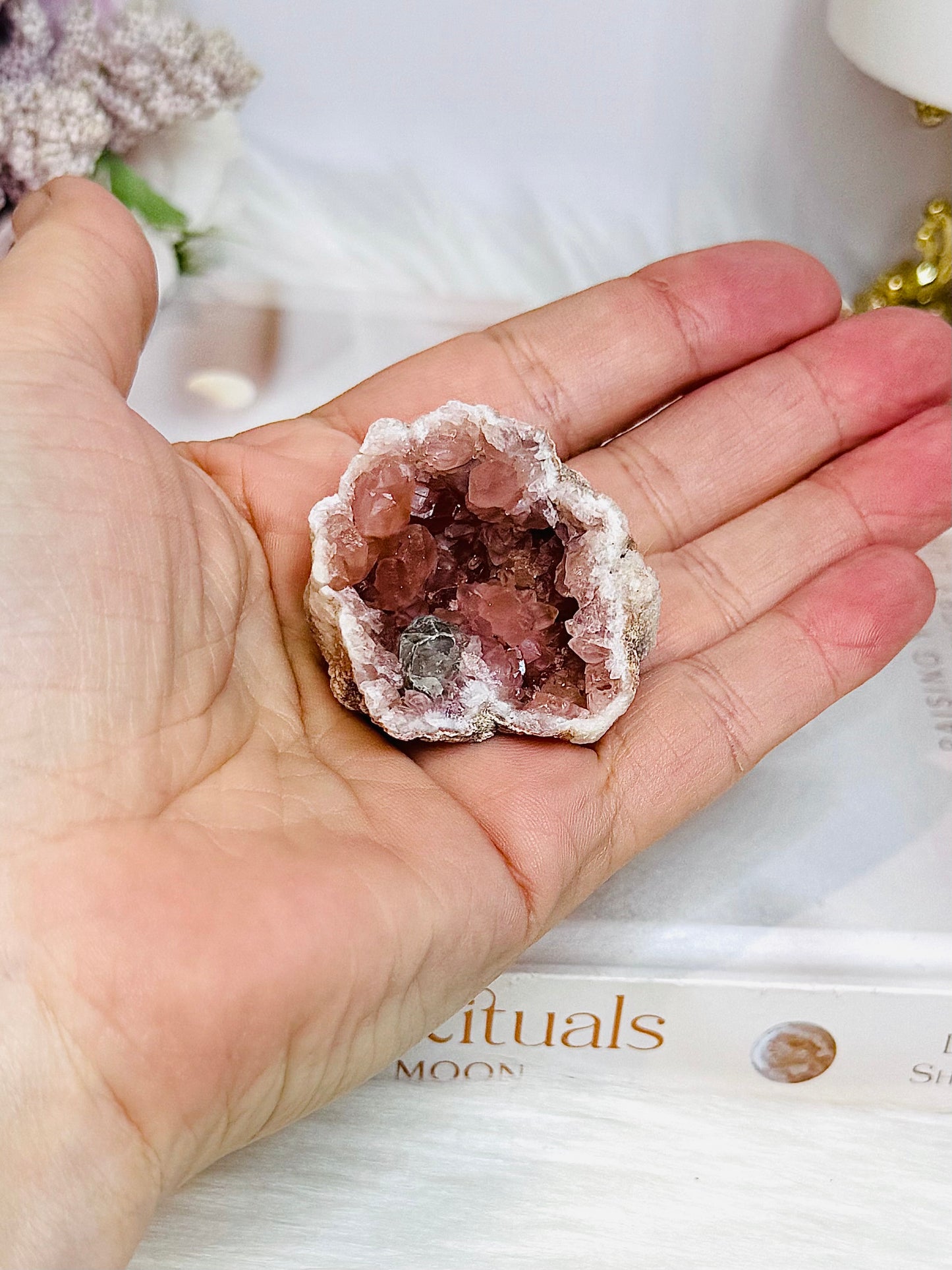 Pink Amethyst Geode