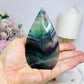Rainbow Fluorite Flame 9cm (light used in pic)