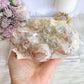 Incredible Huge Natural 19cm 1.26KG Black & Pink Lithium Quartz Natural Cluster From Brazil