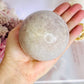 Stunning Large Natural Druzy Pink Amethyst Sphere On Stand 601grams