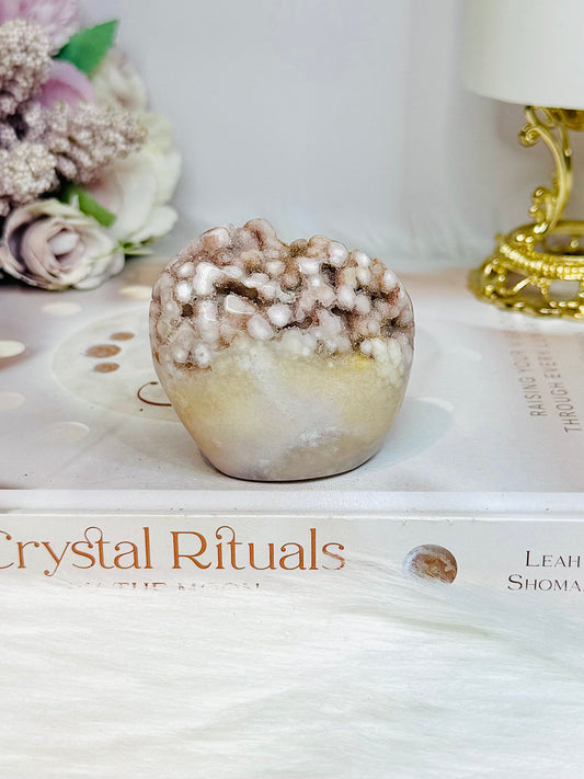 High Grade Druzy Flower Agate Freeform 5.5cm