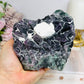 Fluorite Chunky Specimen with Matrix on Stand 711g