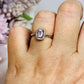 Silver Amethyst Adjustable Ring