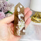 Flower Agate Tower 11cm