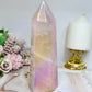Large Angel Aura Rose Quartz Tower 18.5cm 808g