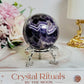 Beautiful Dream | Chevron Amethyst Sphere on Stand 263grams