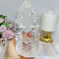 High Grade AAA Clear Quartz Large Chunky Tower From Brazil 15.5cm 956g