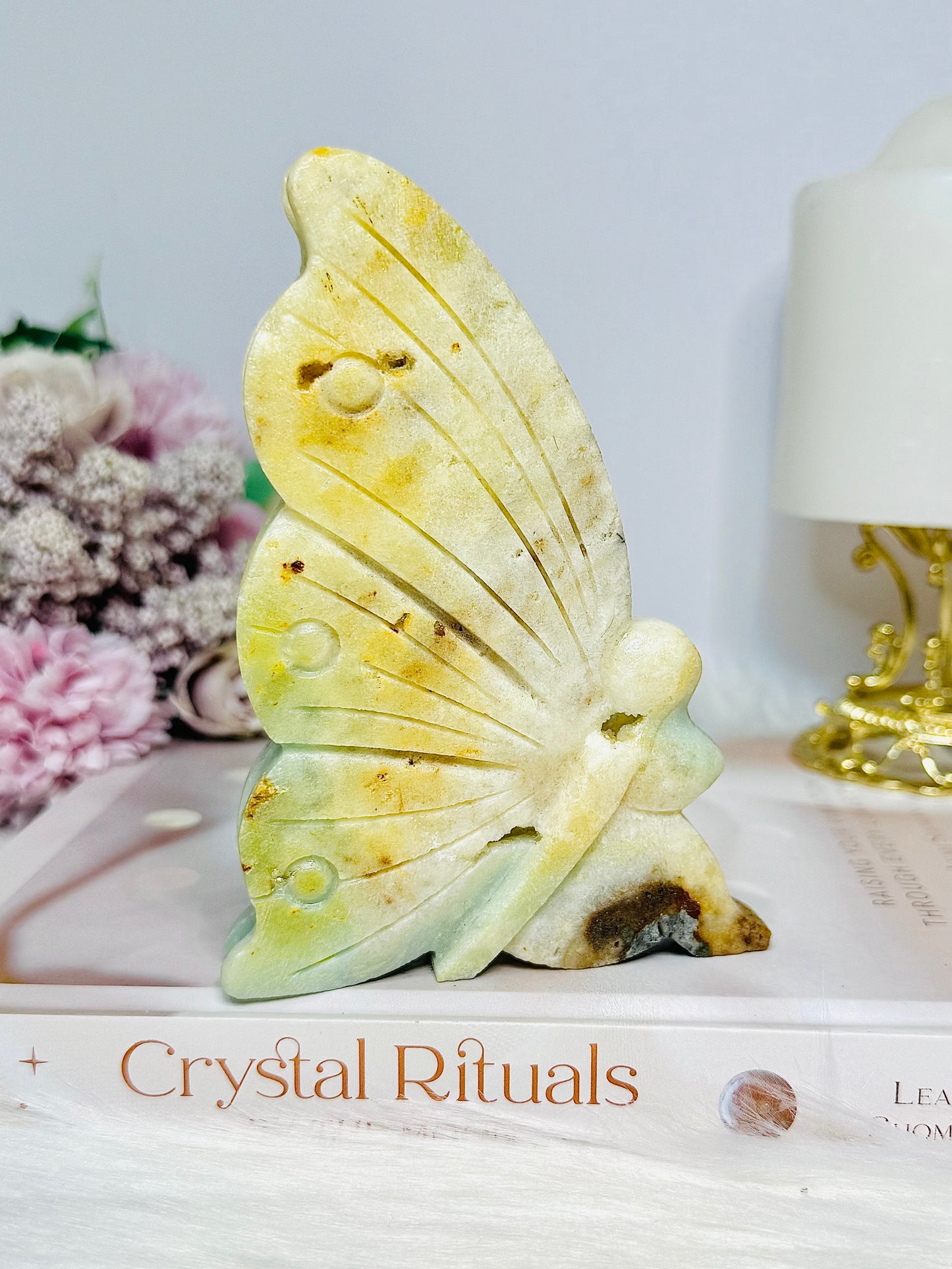 Blue Calcite Druzy Fairy 12.5cm
