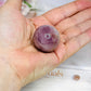 Small Lavender Rose Quartz Sphere On Stand