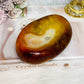 Large Carnelian Carved Bowl 13.5cm 705g